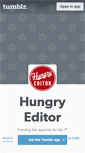 Mobile Screenshot of hungryeditor.com